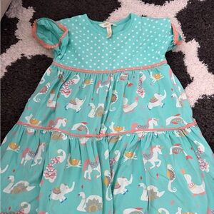 Matilda Jane Aqua Polka Dot Dress
